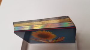 foil-edged cards take place of color core cards