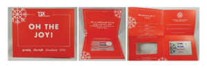 Gift cards in direct mail